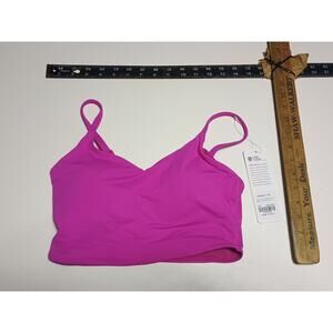 CRZ YOGA Women's Pink Cropped Cami Swimsuit Top NWT